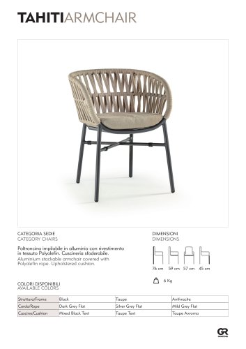 Tahiti Armchair