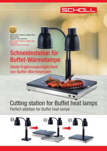 Cutting Station for Buffet heat Lamps