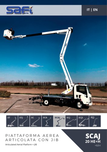 SCAJ20 HE+H - Articulated Aerial Platform + JIB - 20 m