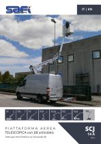 SCJ 14A - Telescopic aerial platform + JIB (on VAN) - 14 m