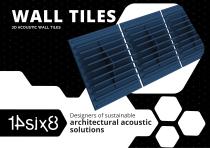 3D ACOUSTIC WALL TILES