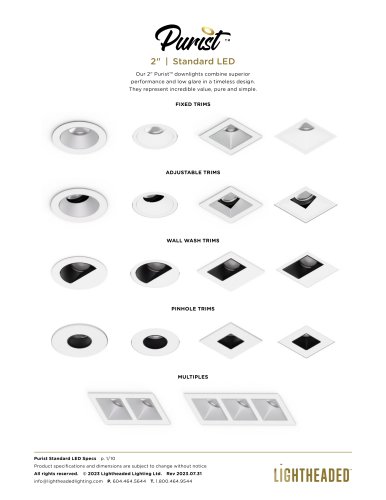 Purist-Standard-LED-Specs