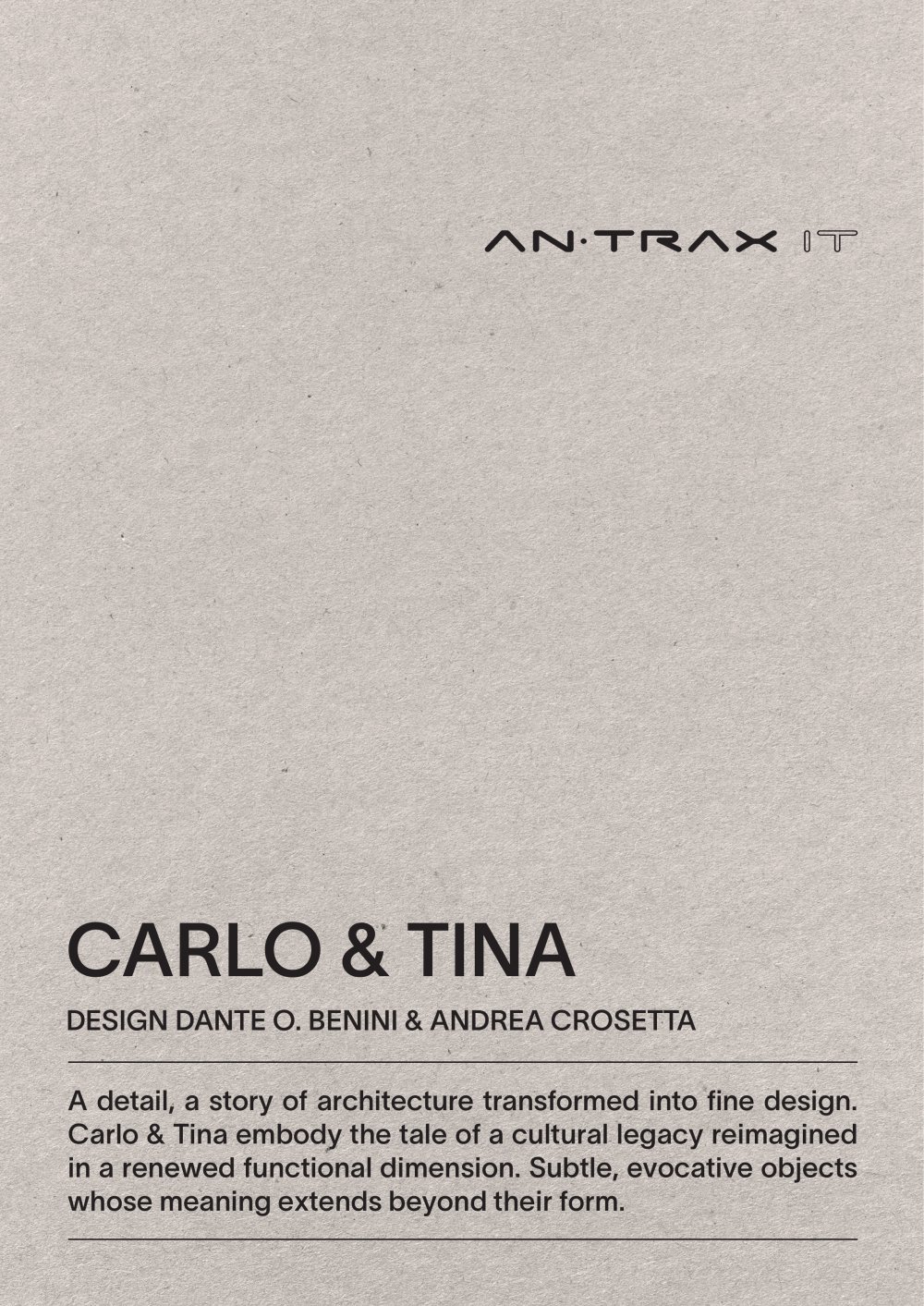 CARLO & TINA - ANTRAX