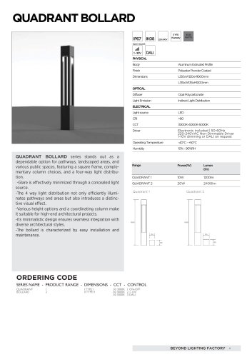 Quadrant Bollard