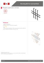 Security grille for round porthole