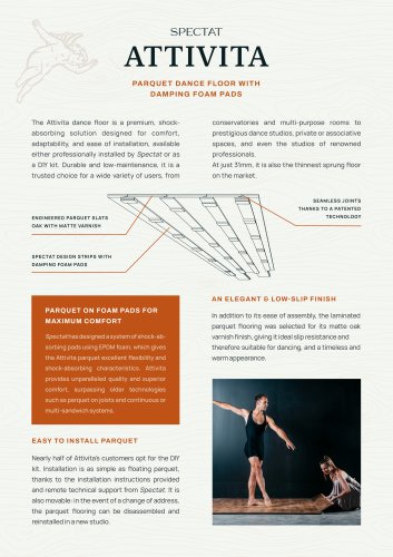 ATTIVITA Floor Technical Sheet