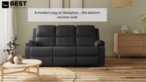 Electric sofas- a modern way of relaxation