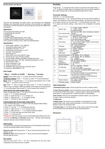 Breeze BC104-4AM Datasheet