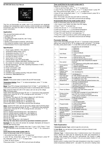 Breeze BC105-4AEDM Datasheet