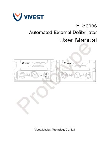 P Series Defibrilltor User Maunal (English)