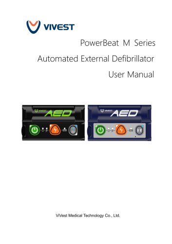 PowerBeat M Series Defibrillator User Manual (English)