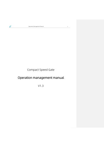 Operations Management Manual