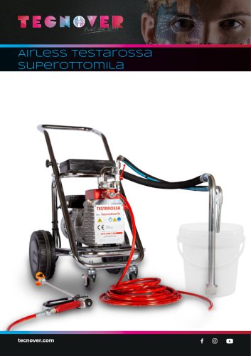 TECNOVER Testarossa Superottomila Airless Paint Sprayer