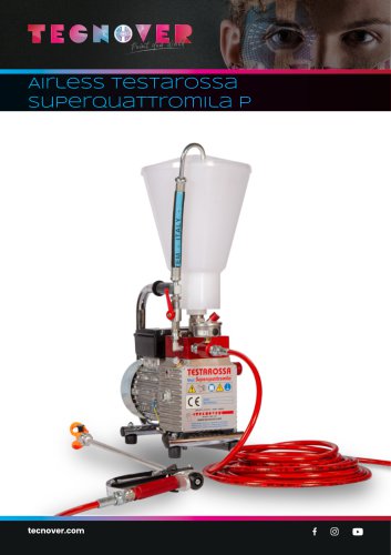 TECNOVER Testarossa Superquattromila Portable Airless Paint Sprayer