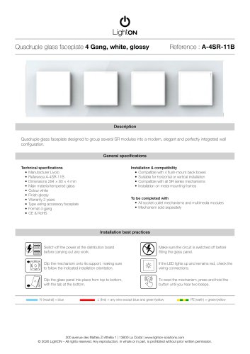 Double glass faceplate