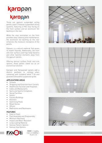Plasterboard / Gypsum ceiling
