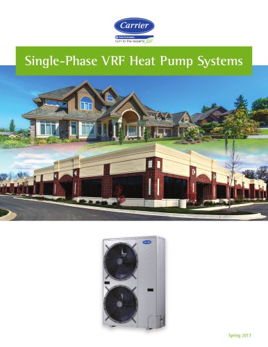 Carrier Single-Phase VRF Heat Pump Systems