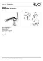 Edition 400 51504XX0000 Single lever basin mixer 80