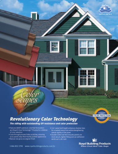 Colorscapes Premium Vinyl Siding 