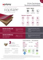 Technical datasheet - POLYPREY® High Pressure Laminate bonded board