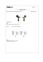 SET Stool with back, floor fixing, seat 45 cm.