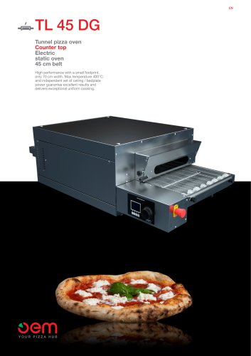 Tunnel pizza oven - Counter top TL45DG