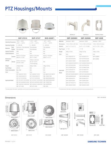 PTZ Houings_Mounts