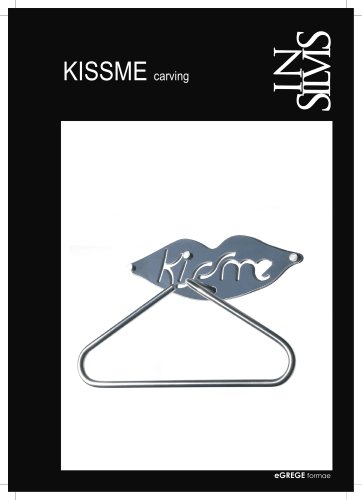 Insilvis KISSME Carving, wall mounted coat hanger