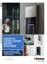 AUDIO & VIDEO DOOR ENTRY SYSTEMS