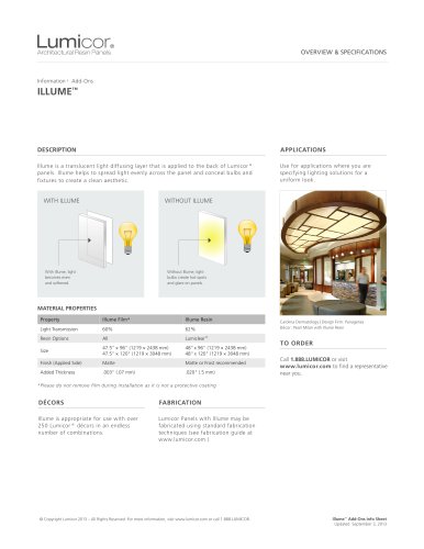 Illume Information Sheet