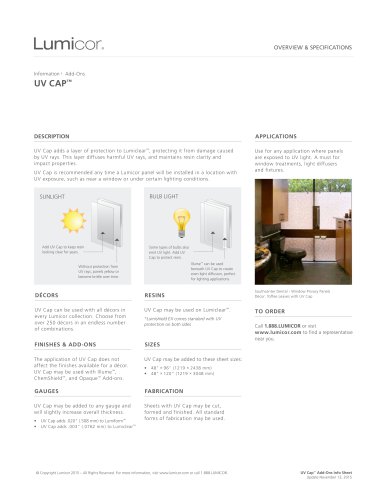 UV CAP