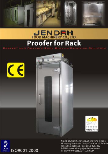 Roll-in proofer