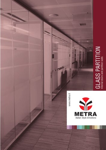 Metra building interior doors and partition walls