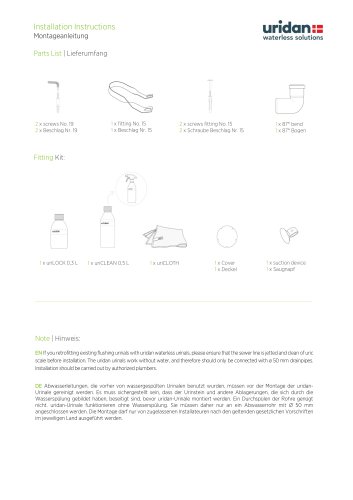 Installation Instructions ADMIRAL KH-10