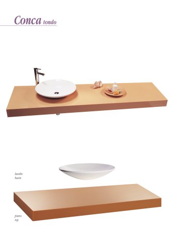 Washbasin CONCA TONDO