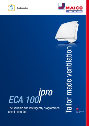 Brochure ECA 100 ipro