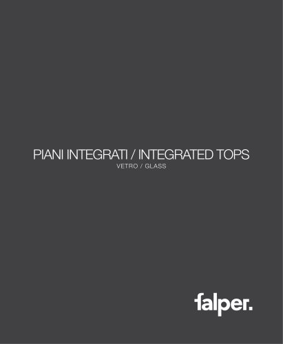 PIANI INTEGRATI / INTEGRATED TOPS