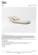 Hiro - Chaise longue