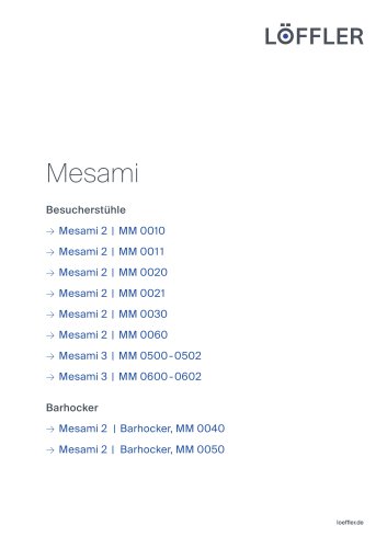 Mesami bar stool XL