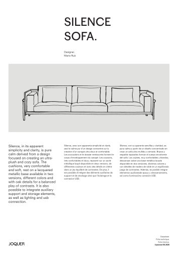 SILENCE SOFA.