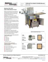 Belshaw 618L, 624 Open Kettle Electric Fryers