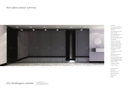 Flow Glass Product Summary