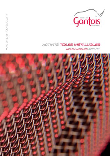 Catalogue toile metallique