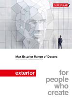 Max Exterior Range of Decors