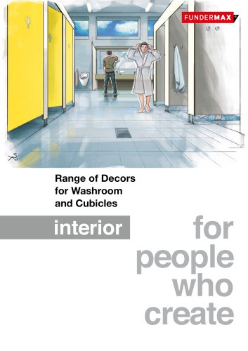 Range of Decors for Washroom and Cubicles