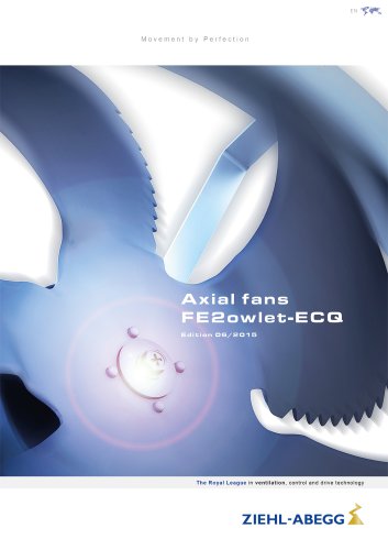 Axial fans FE2owlet-ECQ