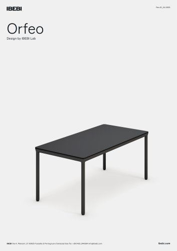 IBEBI - Collection ORFEO_Data Sheets