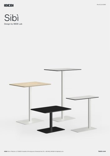 IBEBI - Collection SIBI'_Data Sheets