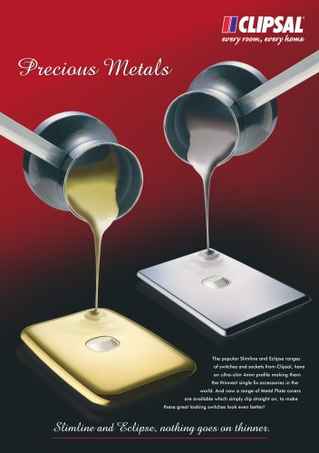 Slimline and Eclipse Metal Plate Covers