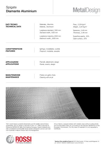 DIAMANTE ALUMINIUM